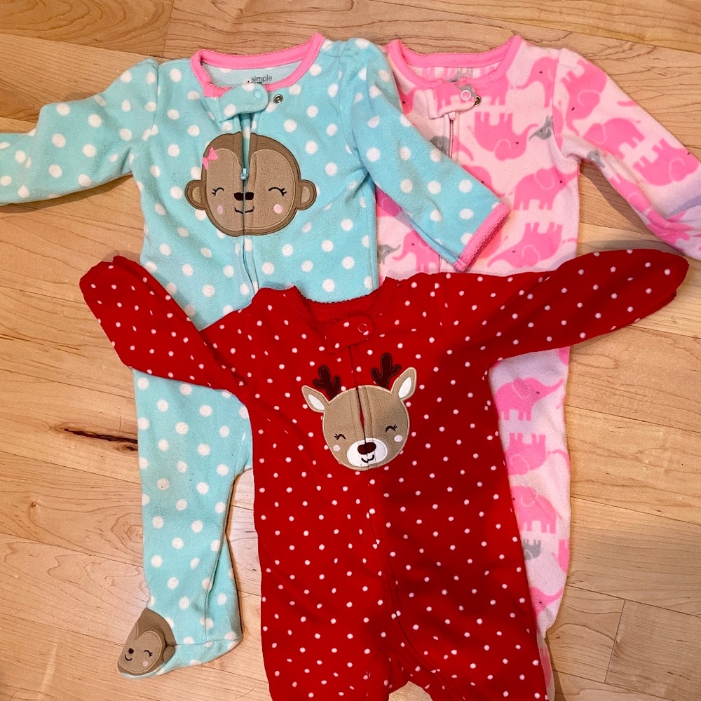 Carters 3 Pack of Sleepers